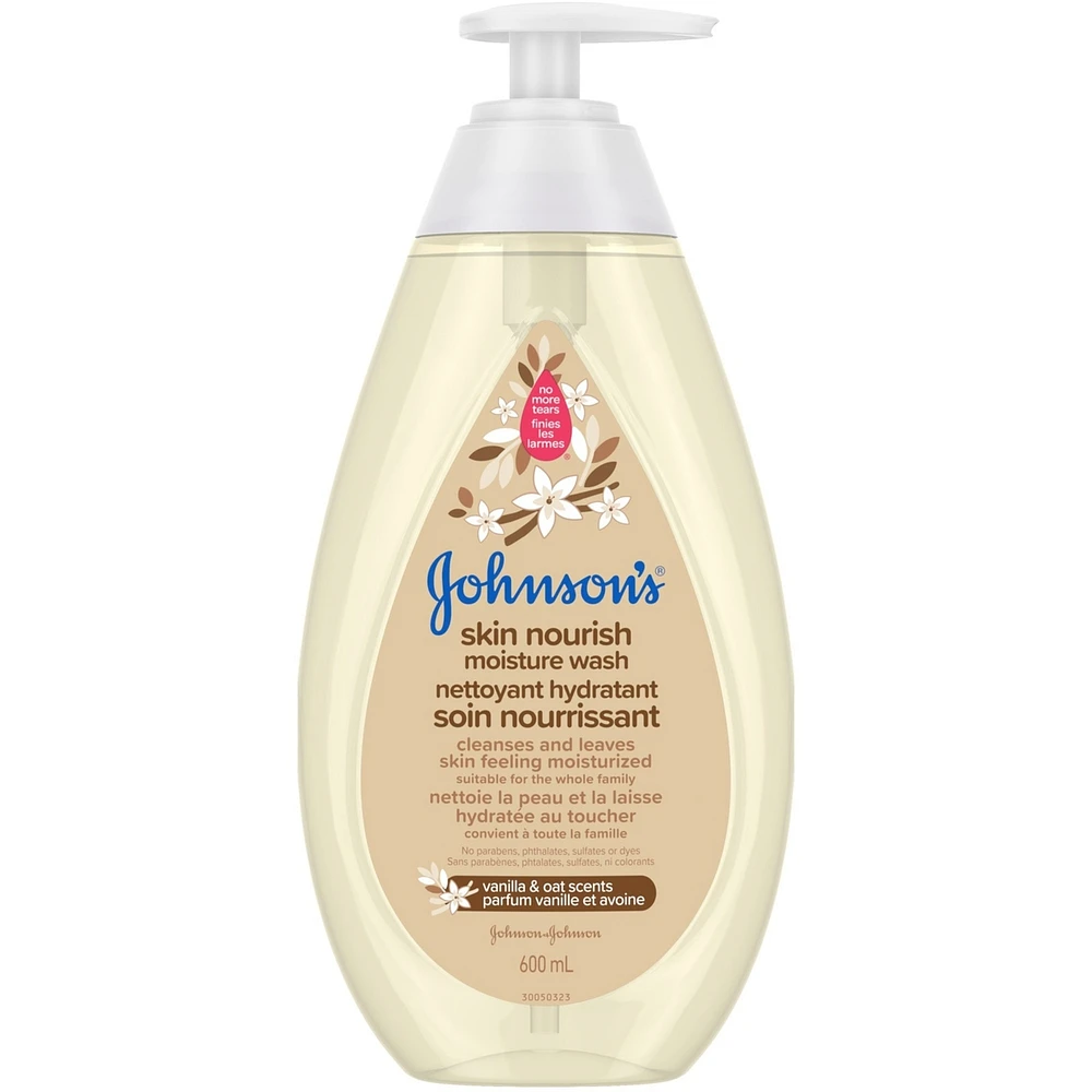 Skin Nourish Moisture Vanilla & Oat Body Wash for Sensitive Skin