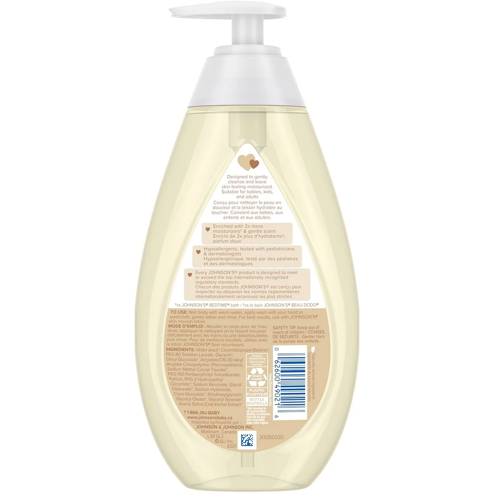 Skin Nourish Moisture Vanilla & Oat Body Wash for Sensitive Skin