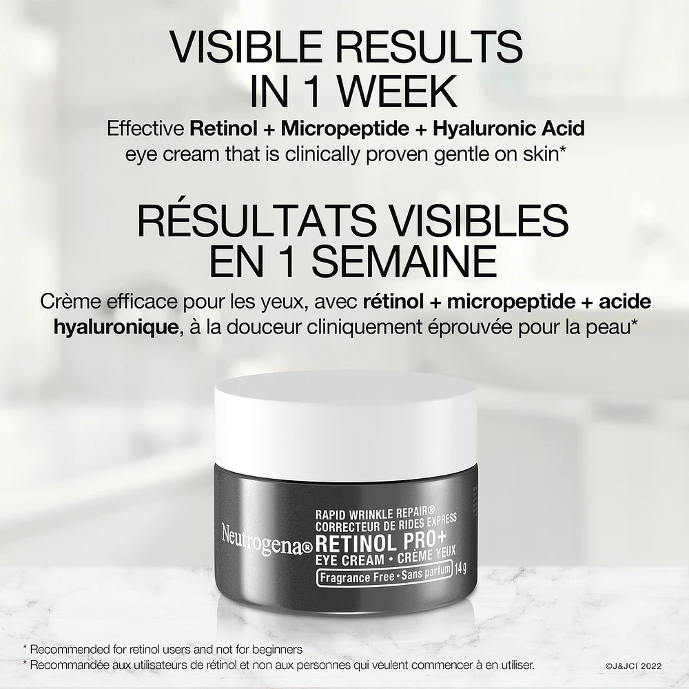 Rapid Wrinkle Repair retinol Pro Eye Cream