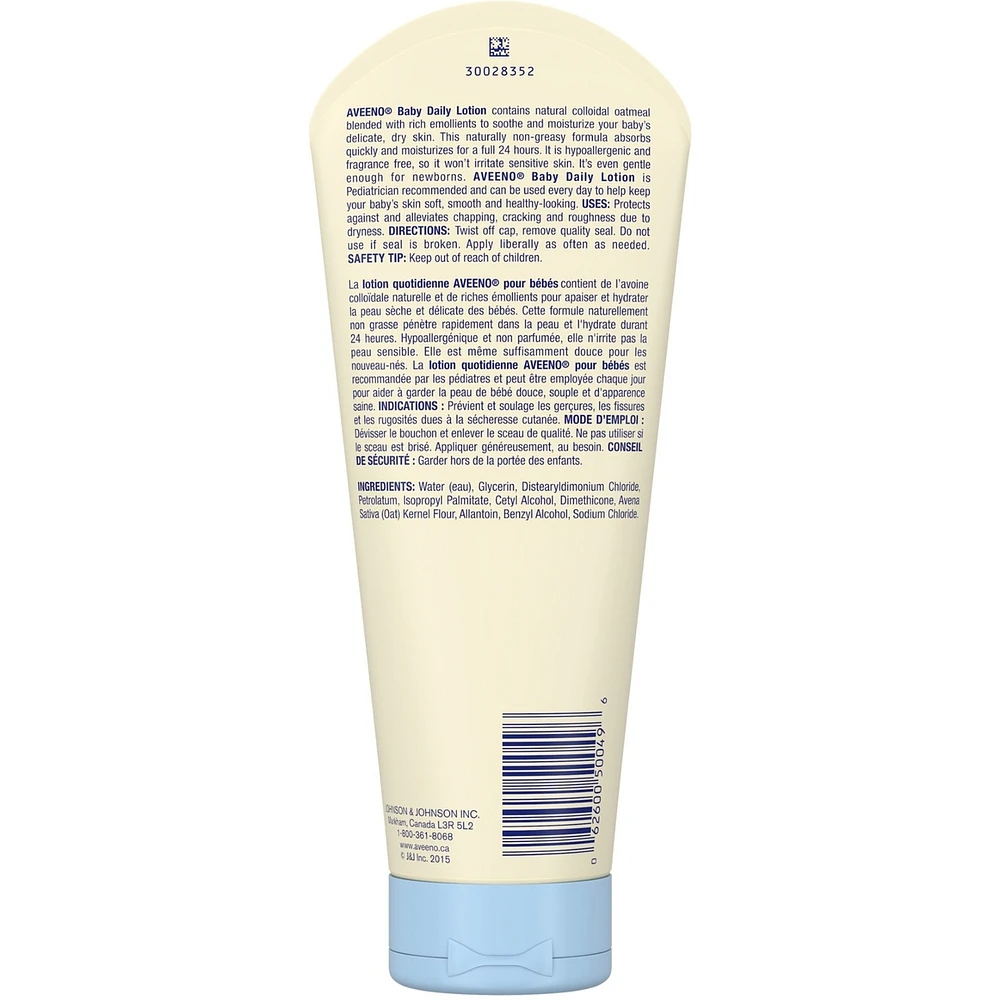 Baby Lotion, Daily Moisturizing Cream