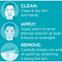 Hydro Seal Acne Blemish Patch - Hydrocolloid Pimple Patches, Face Pimple Spot Care