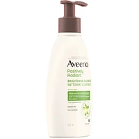 Positively Radiant Brightening Cleanser- Makeup Remover, Soy Extract Face Cleanser, Remove Oil, Smooth Skin Tone