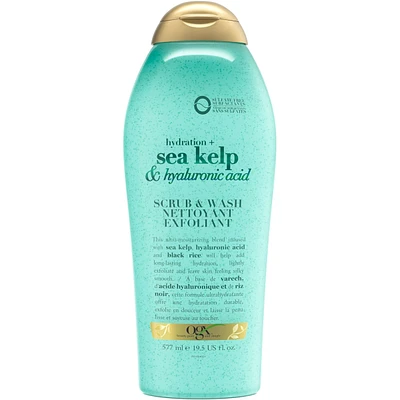 Hydration + Sea Kelp & Hyaluronic Acid Scrub & Wash