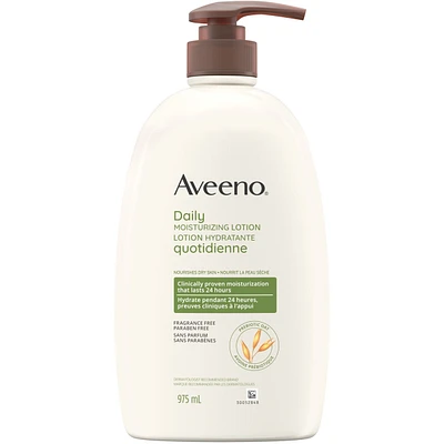 Daily Moisturizing Body Lotion, Fragrance Free