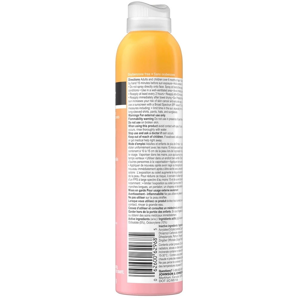 Invisible Daily Defense Body Mist Sunscreen Spf 50+