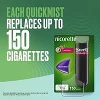 Nicotine QuickMist Mouth Spray, Mild Spearmint, 1mg