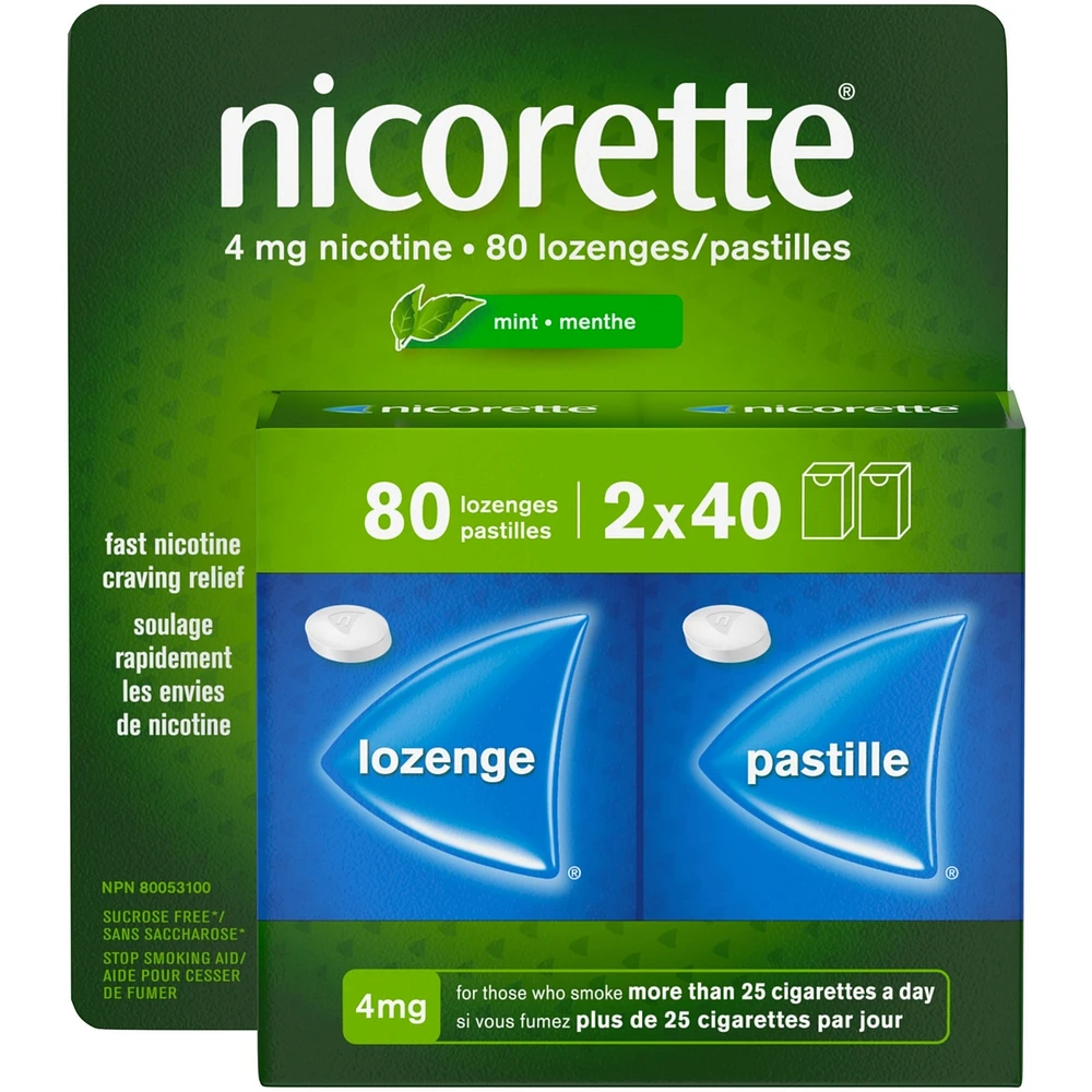 Nicotine Lozenges, 4 mg, Fresh Fruit