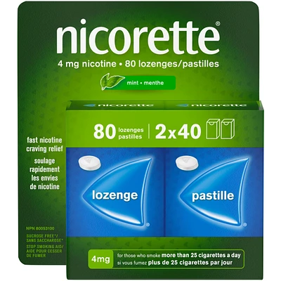 Nicotine Lozenges, 4 mg, Fresh Fruit