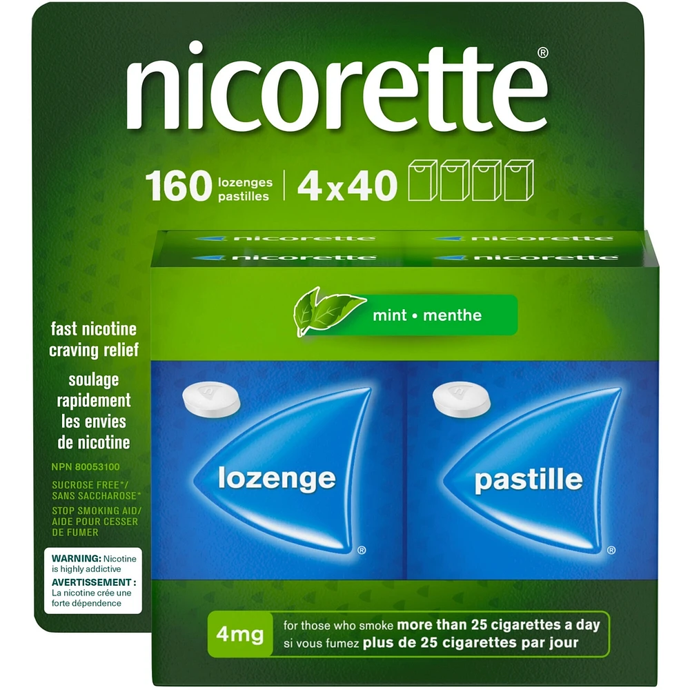 Nicotine Lozenges, 4mg, Mint