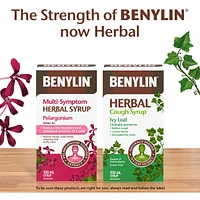 Multi-Symptom Herbal Syrup, Cough Suppressant, Sore Throat Relief, Common Cold, Pelargonium, Sidoides