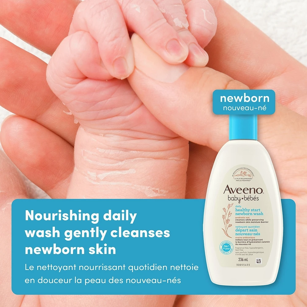 Baby Daily Healthy Start Newborn Wash, Fragrance Free