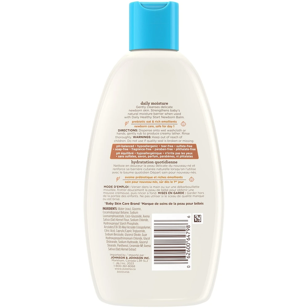 Baby Daily Healthy Start Newborn Wash, Fragrance Free