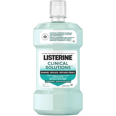 Solutions cliniques Répare-émail à la menthe, rince-bouche quotidien