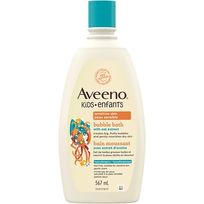 Kids Sensitive Skin Bubble Bath, Dye-Free