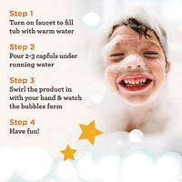 Kids Sensitive Skin Bubble Bath, Dye-Free