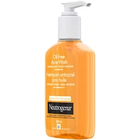 Oil-Free Acne Wash, Fragrance-Free Facial Cleanser