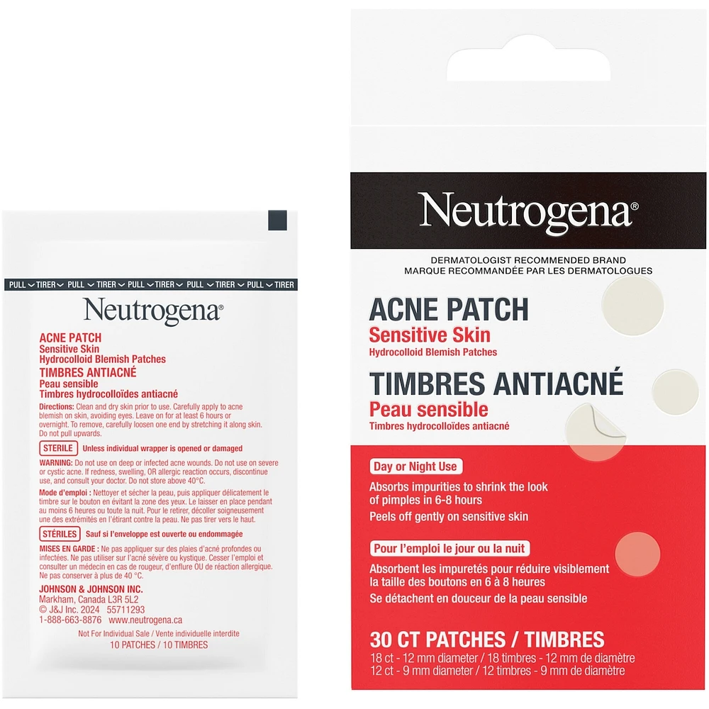 Acne Patches for Sensitive Skin, Two Sizes