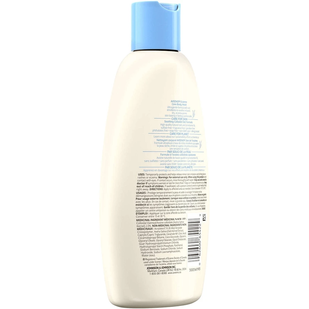 Eczema Care Body Wash, Fragrance Free