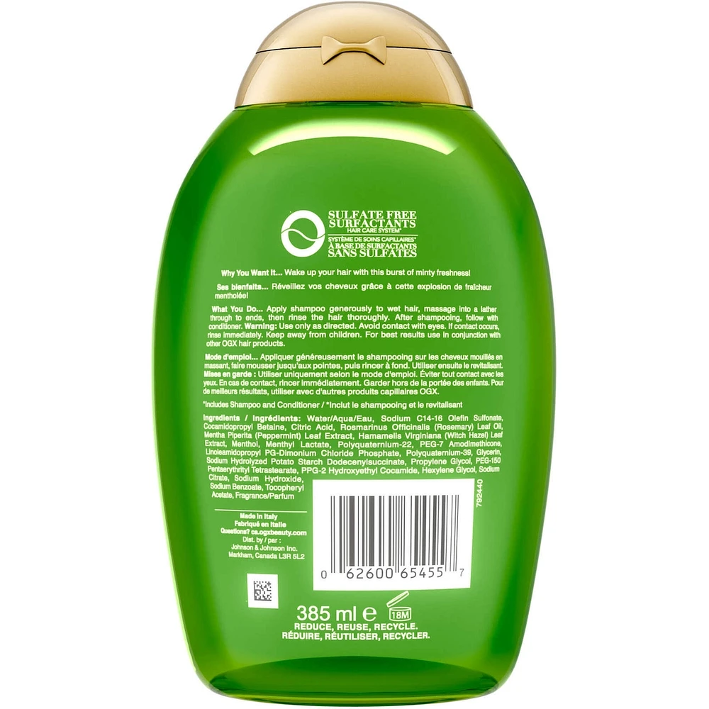 Refreshing Scalp+ Rosemary Mint Extra Strength Shampoo