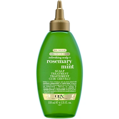 Traitement cuir chevelu fortifié cuir chevelu revigoré + romarin et menthe