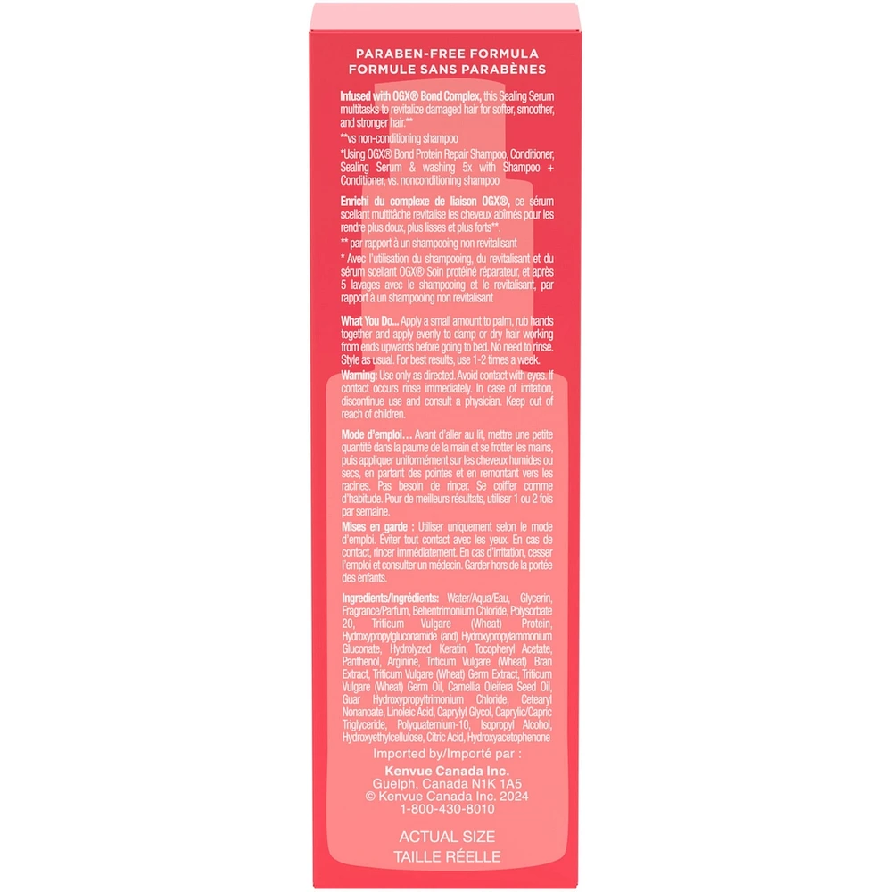 Repair & Protect Bond Protein Repair Sealing Hair Serum