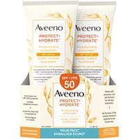 Protect + Hydrate Moisturizing Sunscreen Lotion, SPF 50, Value Pack, 2 x 88 mL