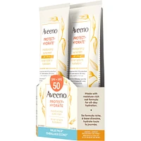 Protect + Hydrate Moisturizing Sunscreen Lotion, SPF 50, Value Pack, 2 x 88 mL