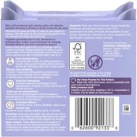 Night Calming Makeup Removing Cleansing Wipes, Special Value Twin Pack
