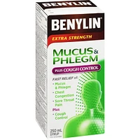 Extra Strength Cold, Mucus & Phlegh, Cough Control Syrup