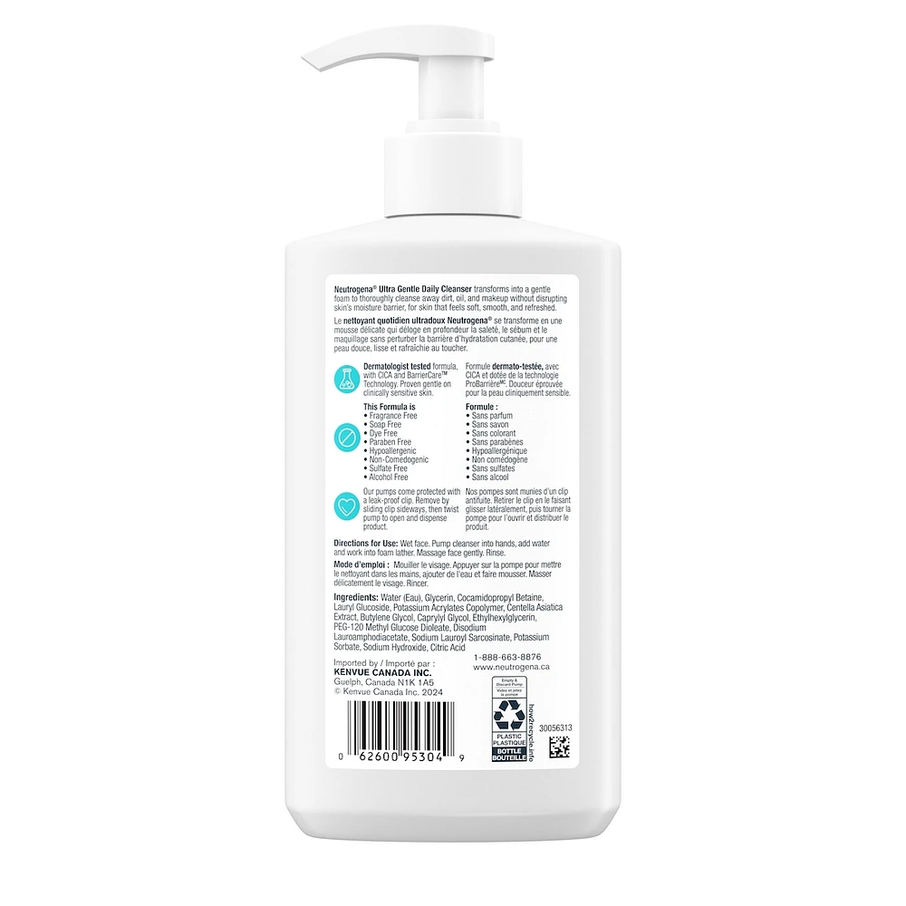 Ultra Gentle Daily Cleanser Foaming Formula