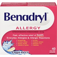 Allergy Medicine Liqui-Gels 25 mg