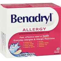 Allergy Medicine Liqui-Gels 25 mg