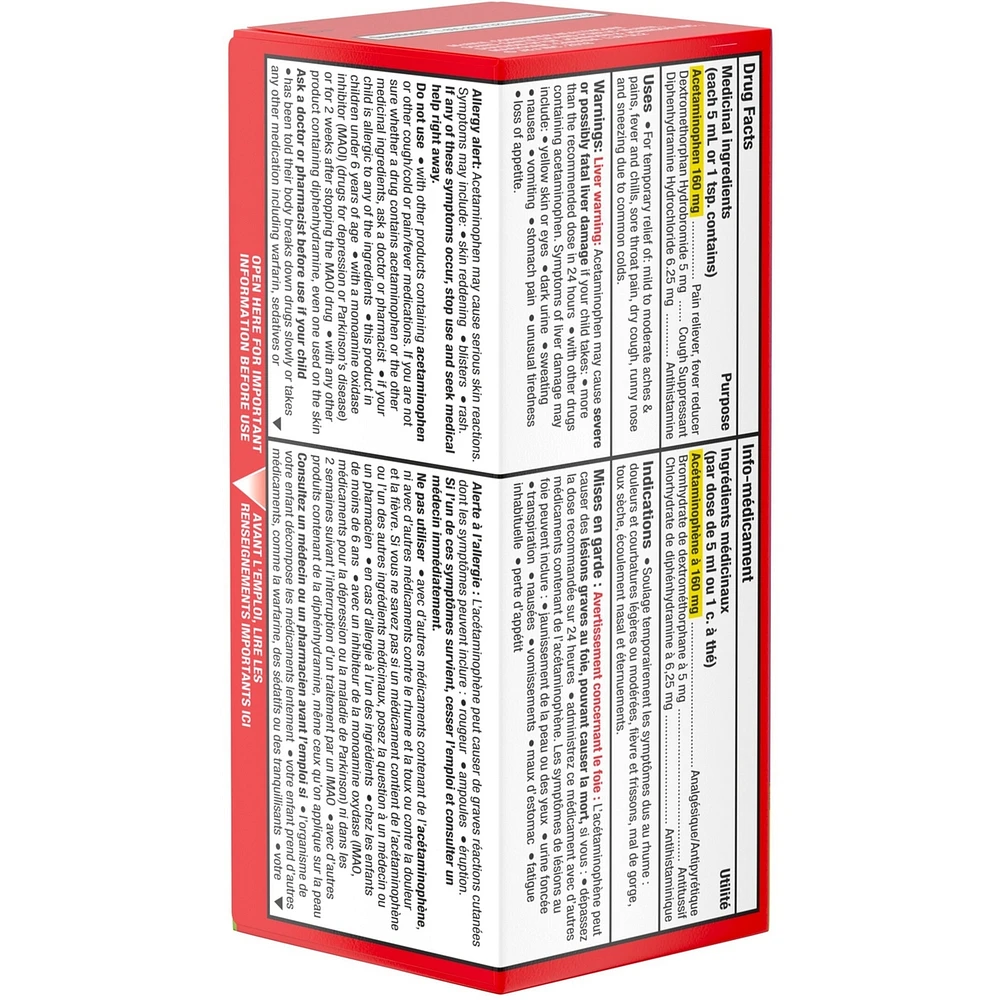Children's Medicine, Complete Cold, Cough, & Fever, Apple