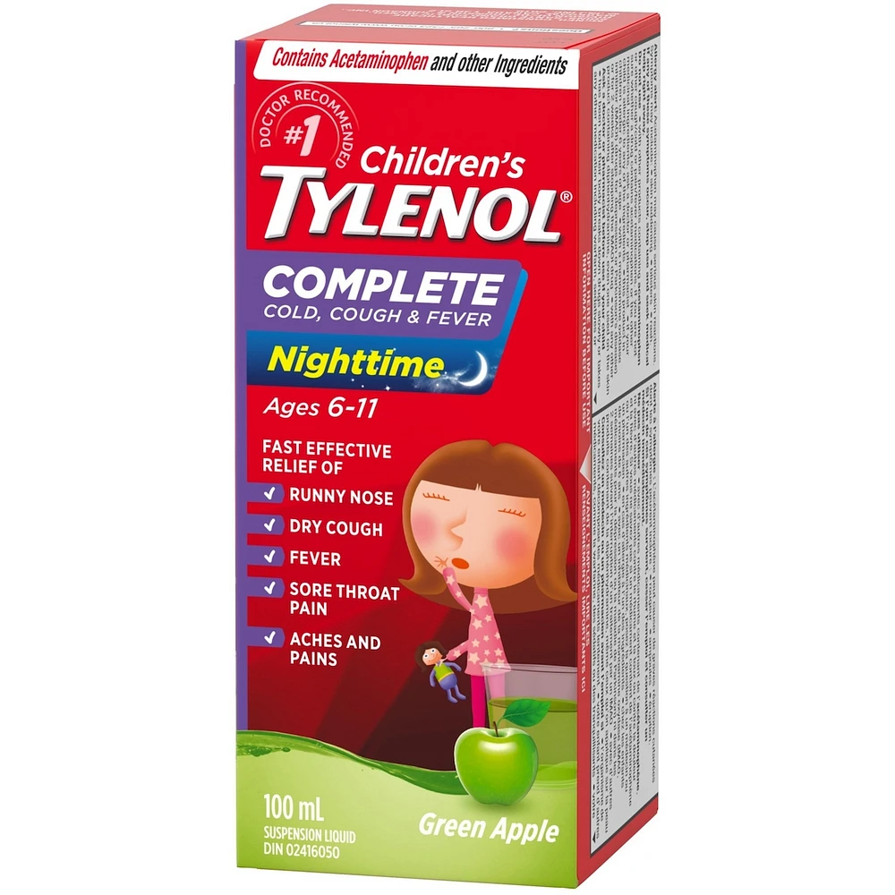 Children's Medicine, Complete Cold, Cough, & Fever, Apple