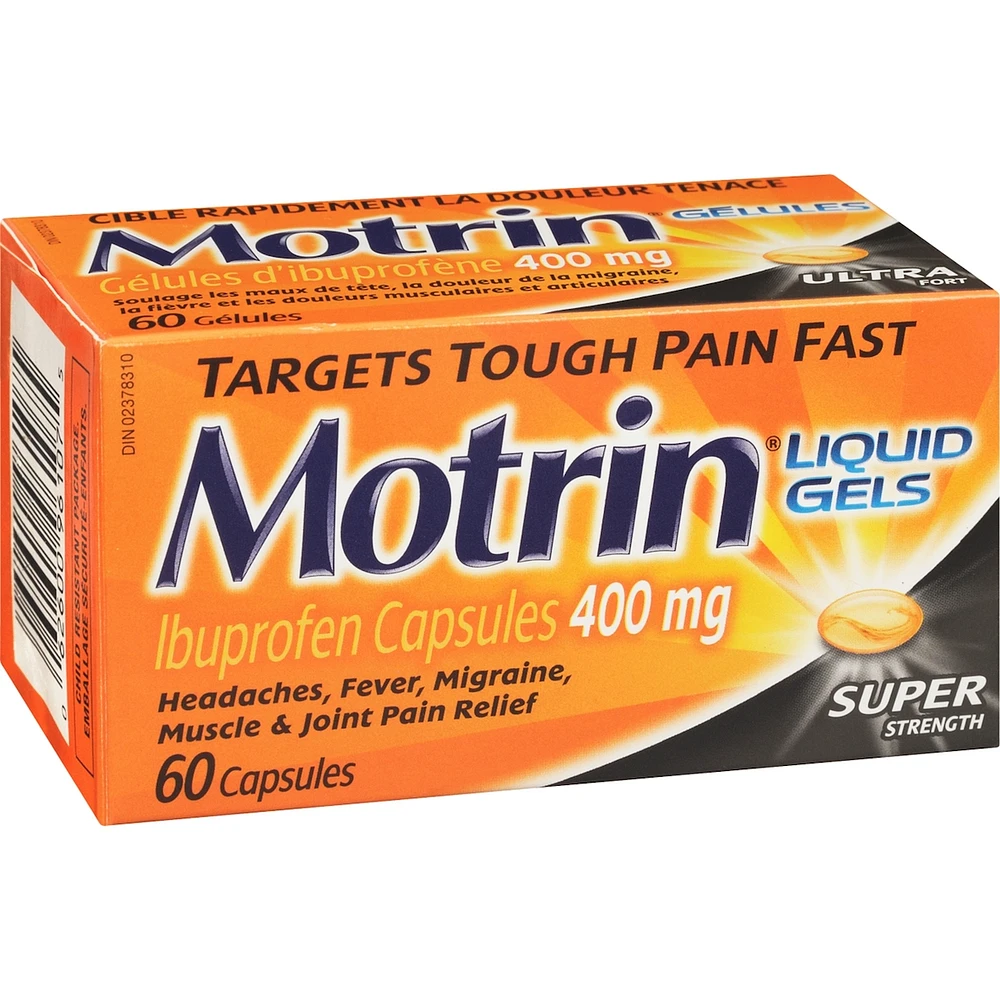 Super Strength Pain Relief Ibuprofen 400mg
