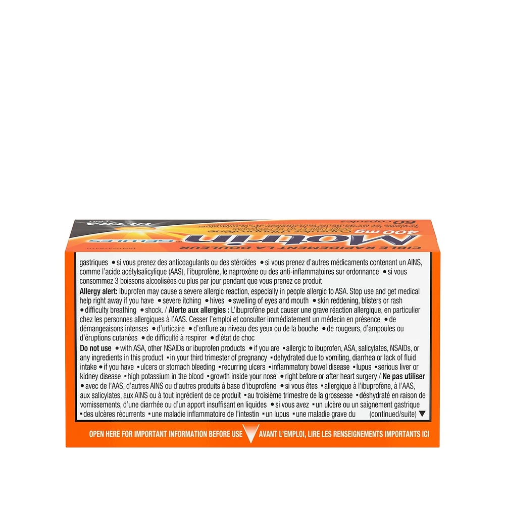 Super Strength Pain Relief Ibuprofen 400mg