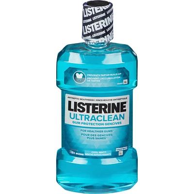 Listerine Ultraclean Tartar Protection, Antiseptic Mouthwash 1L