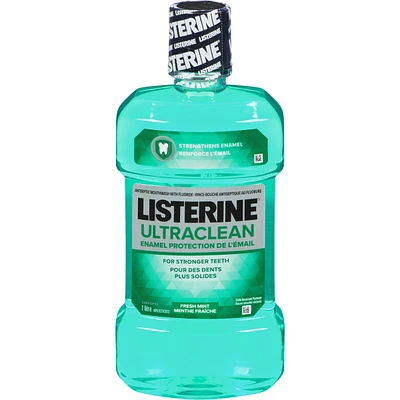 Listerine Ultraclean Enamel Protection, Antiseptic Mouthwash 1L