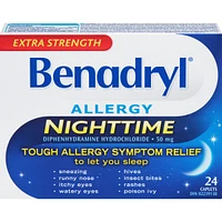 Extra Strength Allergy Medicine Nighttime, 50 mg