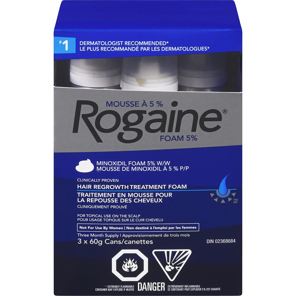 Men's 5% Minoxidil Foam Hair Loss and Thinning Treatment