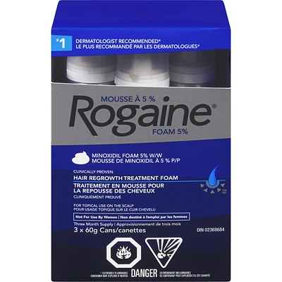 Men's 5% Minoxidil Foam Hair Loss and Thinning Treatment