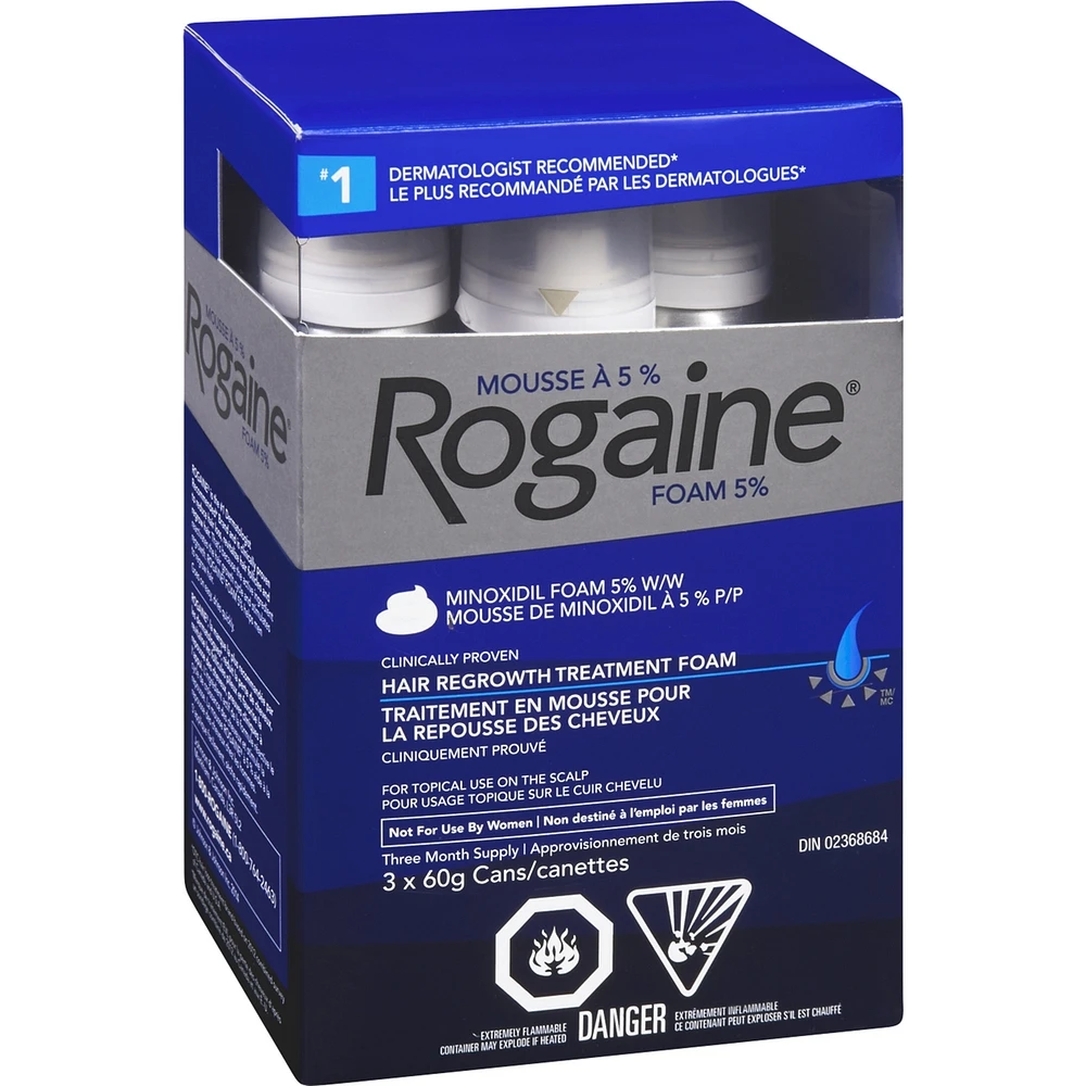 Men's 5% Minoxidil Foam Hair Loss and Thinning Treatment