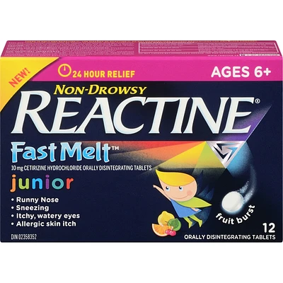 Children's Fast Melt 24 Hour Allergy Relief 10 mg