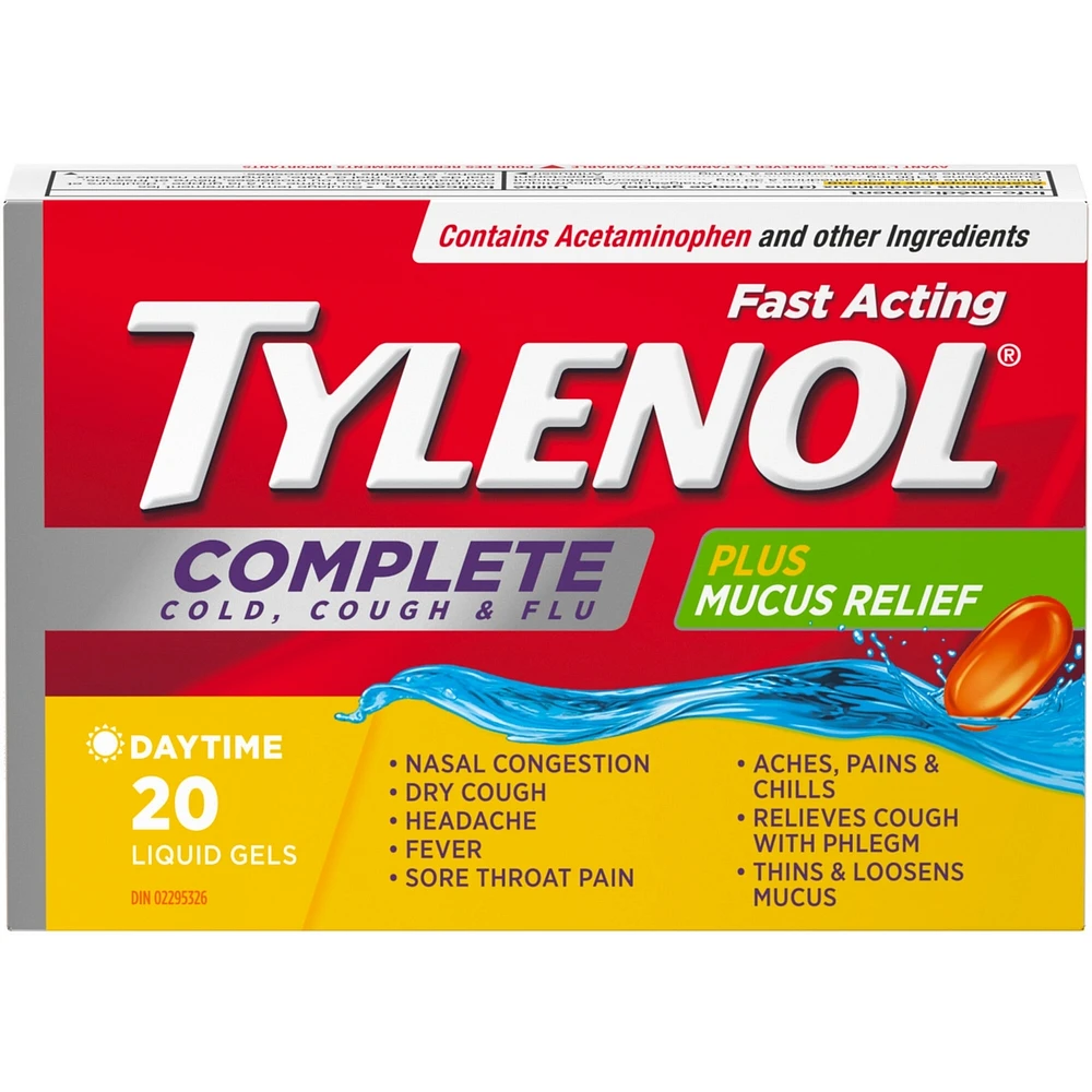 Complete Cold, Cough & Flu Relief Day Liquid Gels
