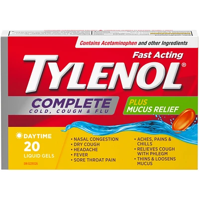 Complete Cold, Cough & Flu Relief Day Liquid Gels