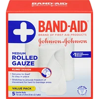 Rolled First Aid Gauze, 3 Inches by 2.1 Yards