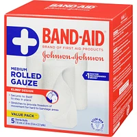 Rolled First Aid Gauze, 3 Inches by 2.1 Yards