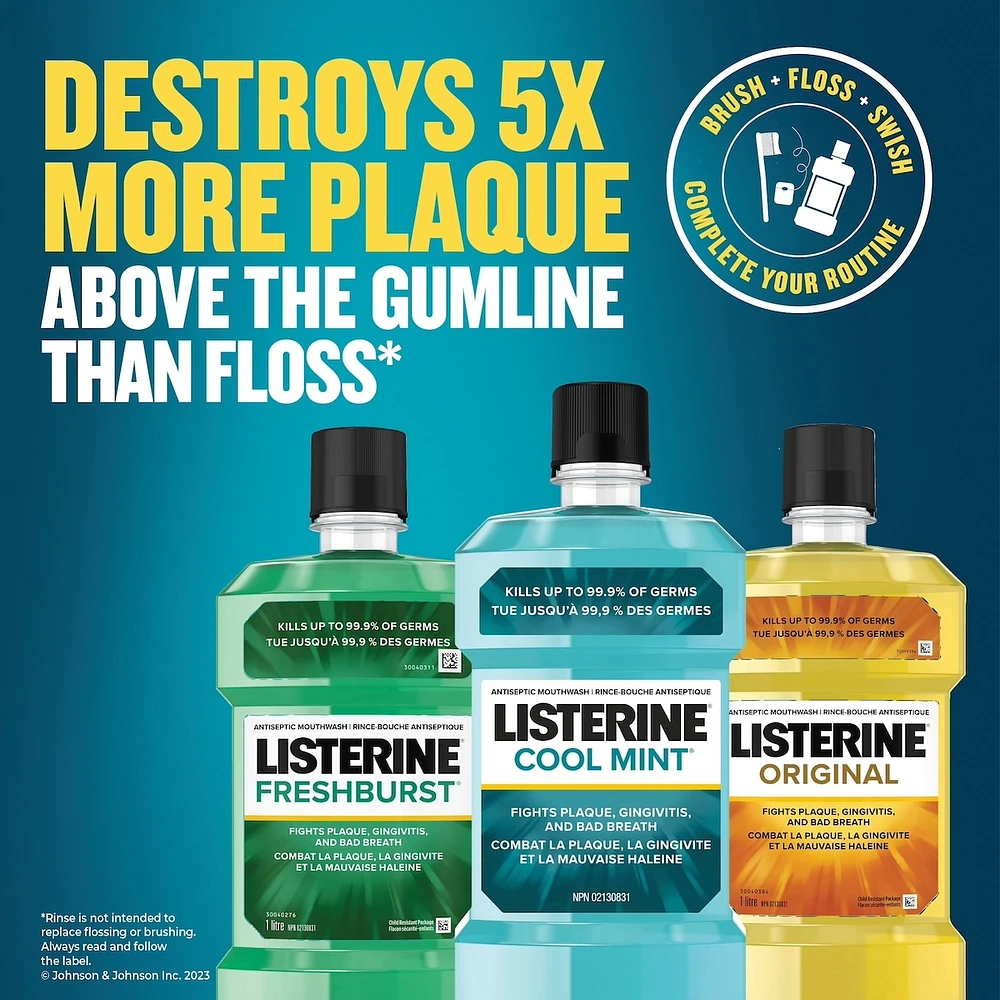 Fresh Burst Antiseptic Mouthwash