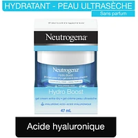 Hydro Boost Facial Gel Cream with Hyaluronic Acid, For Extra Dry Skin