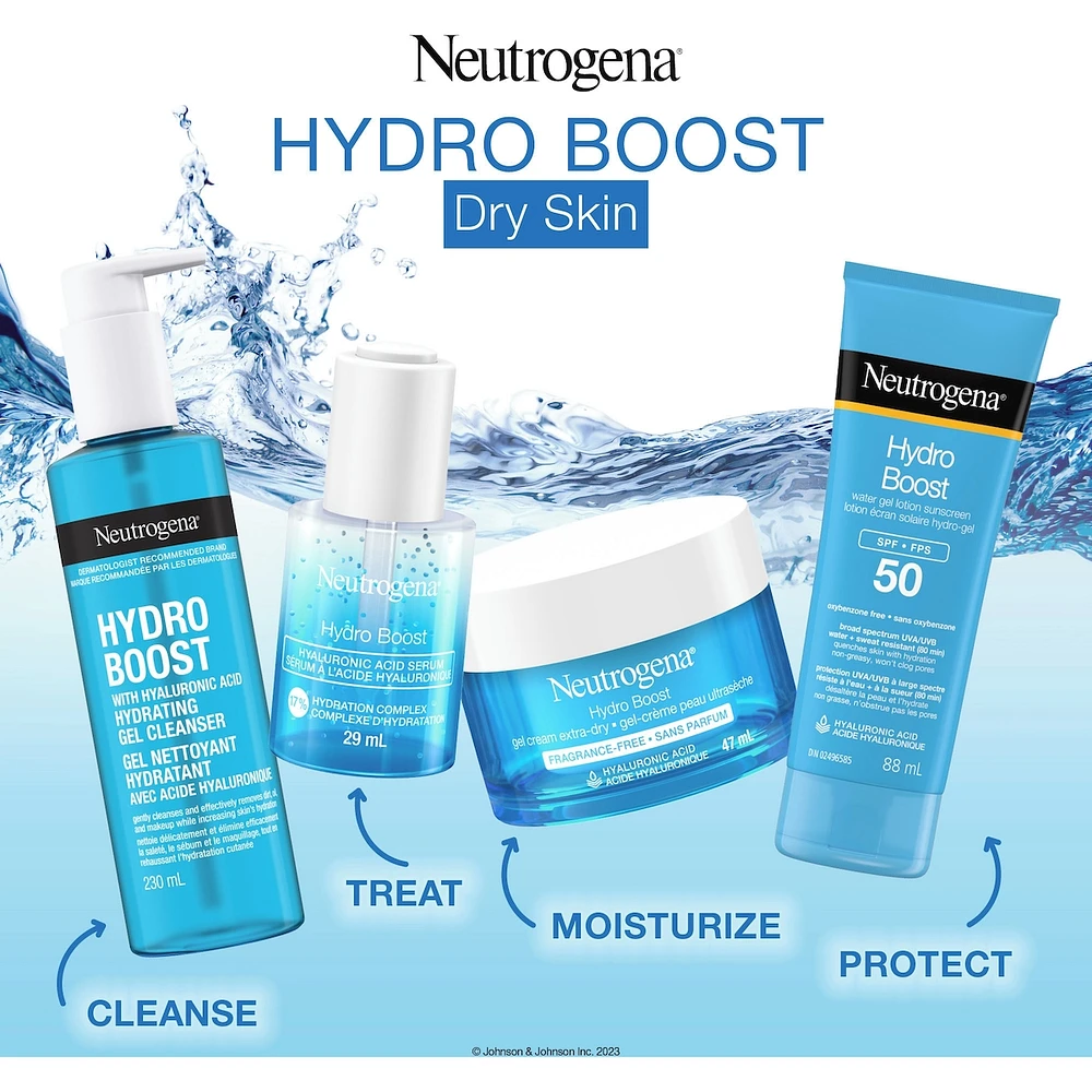 Hydro Boost Facial Gel Cream with Hyaluronic Acid, For Extra Dry Skin